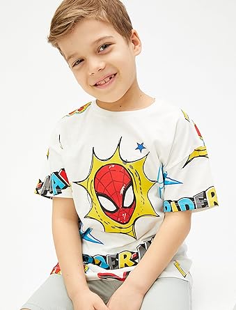 Koton Camiseta De Manga Corta Con Estampado De Verano Con Detalles En