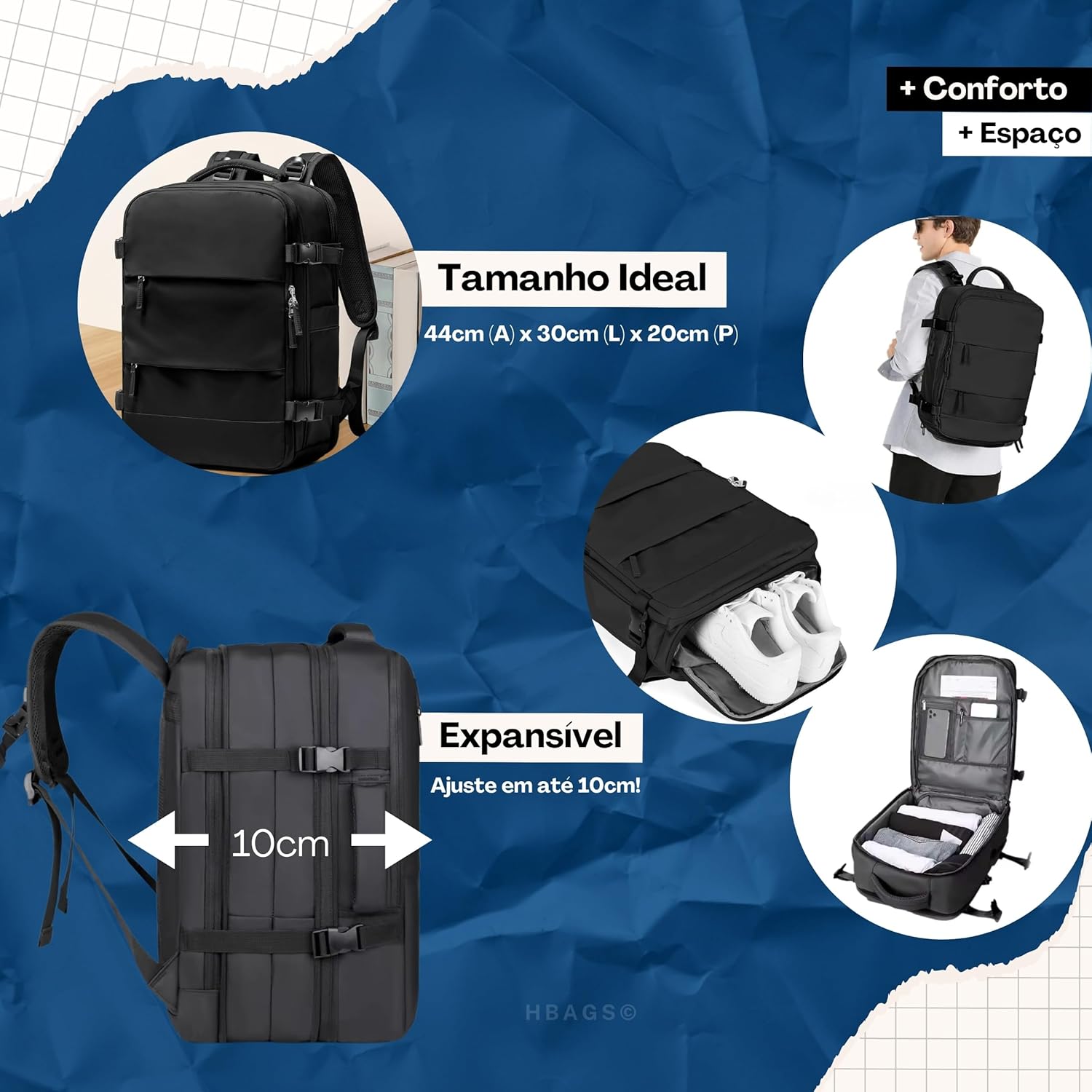 Mochila Feminina e Masculina – Notebook, Casual, Viagem, Trabalho, Escola, Academia, Grande, Impermeável, Resistente – Ideal para Trabalho, Faculdade e Viagens – Com Entrada USB… em promoção! Veja a oferta e mais achadinhos de Bolsas 6 Hoje é o melhor dia para comprar Mochila Feminina e Masculina – Notebook, Casual, Viagem, Trabalho, Escola, Academia, Grande, Impermeável, Resistente – Ideal para Trabalho, Faculdade e Viagens – Com Entrada USB… com aquele preço maroto! Promoção! Aproveite a oferta! 6