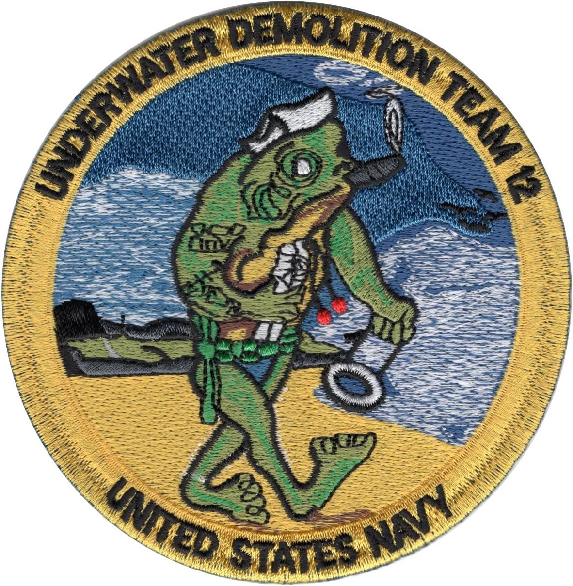 Naval Underwater Demolition Team (UDT) 12 Collectible Novelty Patch