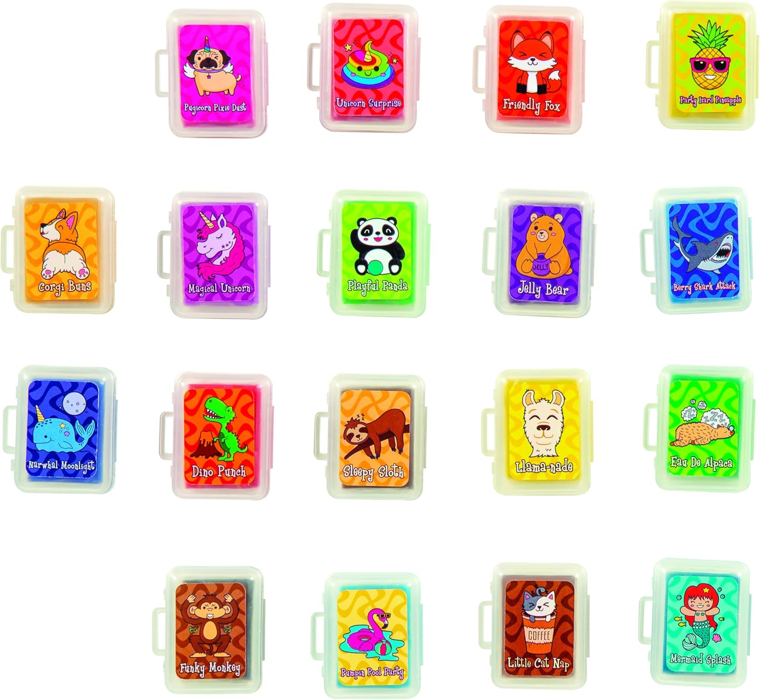 Raymond Geddes Totally Adorkable Scented Kneaded Erasers for Kids (Pack of 144)