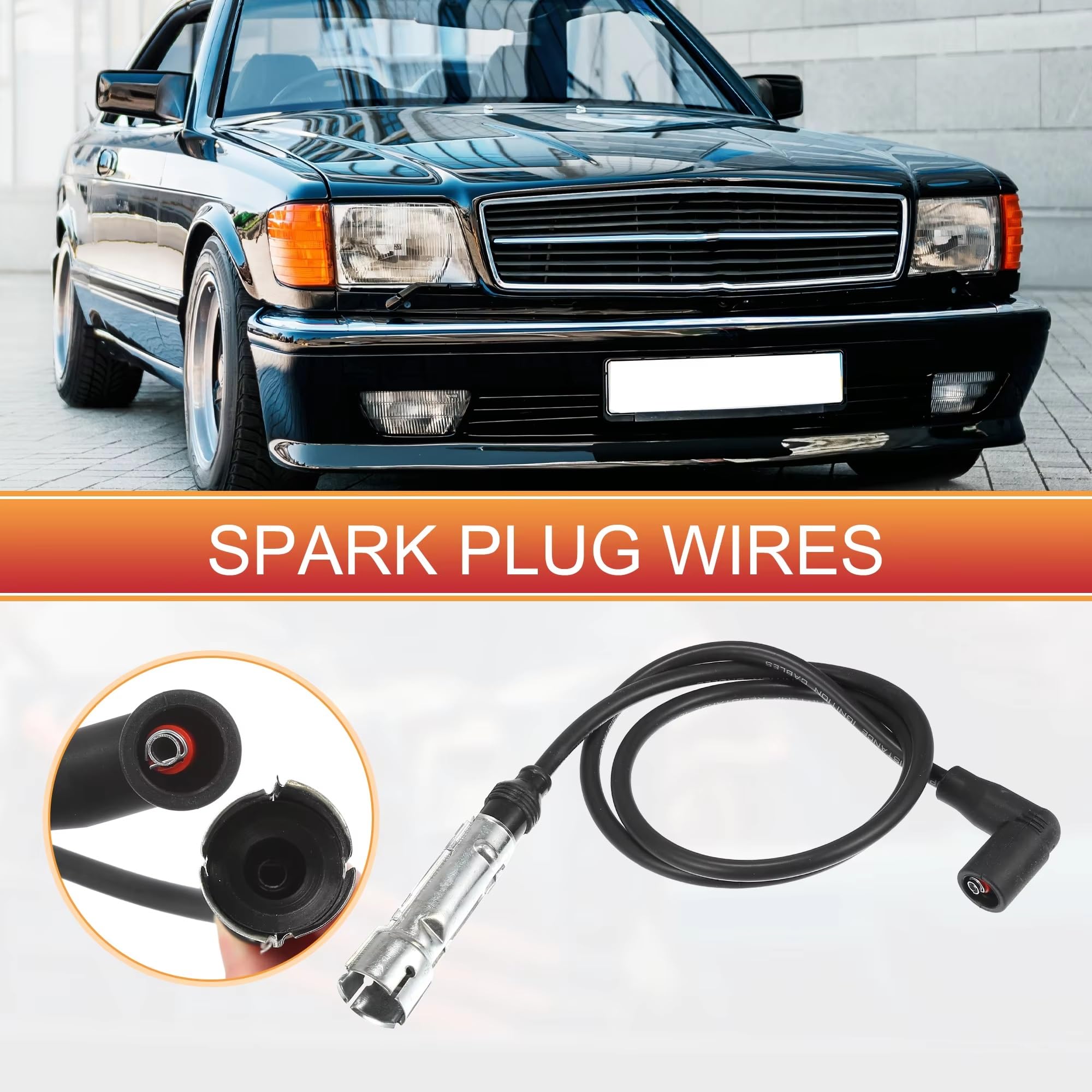 cables bujías coche Para Benz para 380SE 380SL 500SEC 1161501319 | 1161501219 cables de bobina de bujía de coche Cable de arnés de bobina de encendido