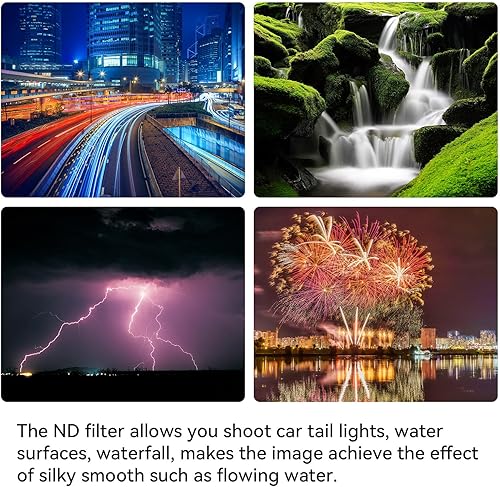 Miniatura 6 de Kase Wolverine Kit de filtros magnéticos ND CPL profesionales de 3.740 in Kit de filtros incluye CPL+ND8 3 Stop+ND64 6 Stop+ND1000 10 Stop+Tapa de