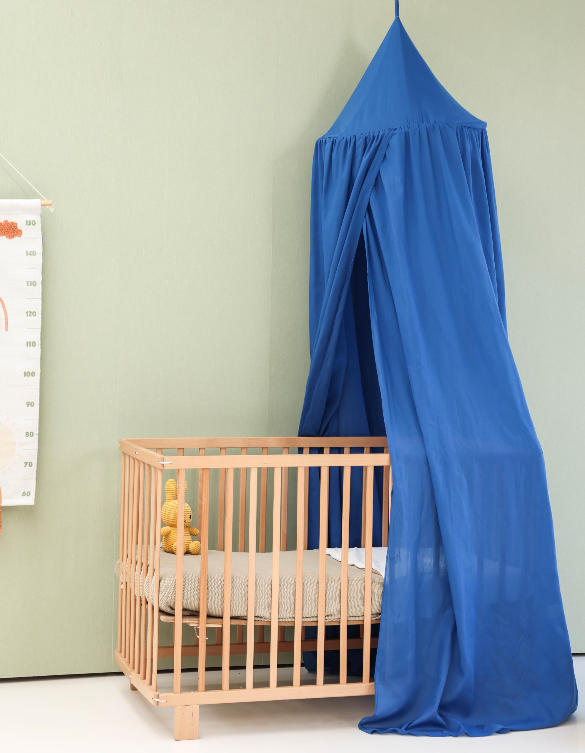 Blue Kids Bed Canopy for Child Bedroom, 22 x 95 x 165 Inch - Image 3