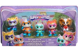 Just Play Disney Junior SuperKitties Hero Squad Action Figures