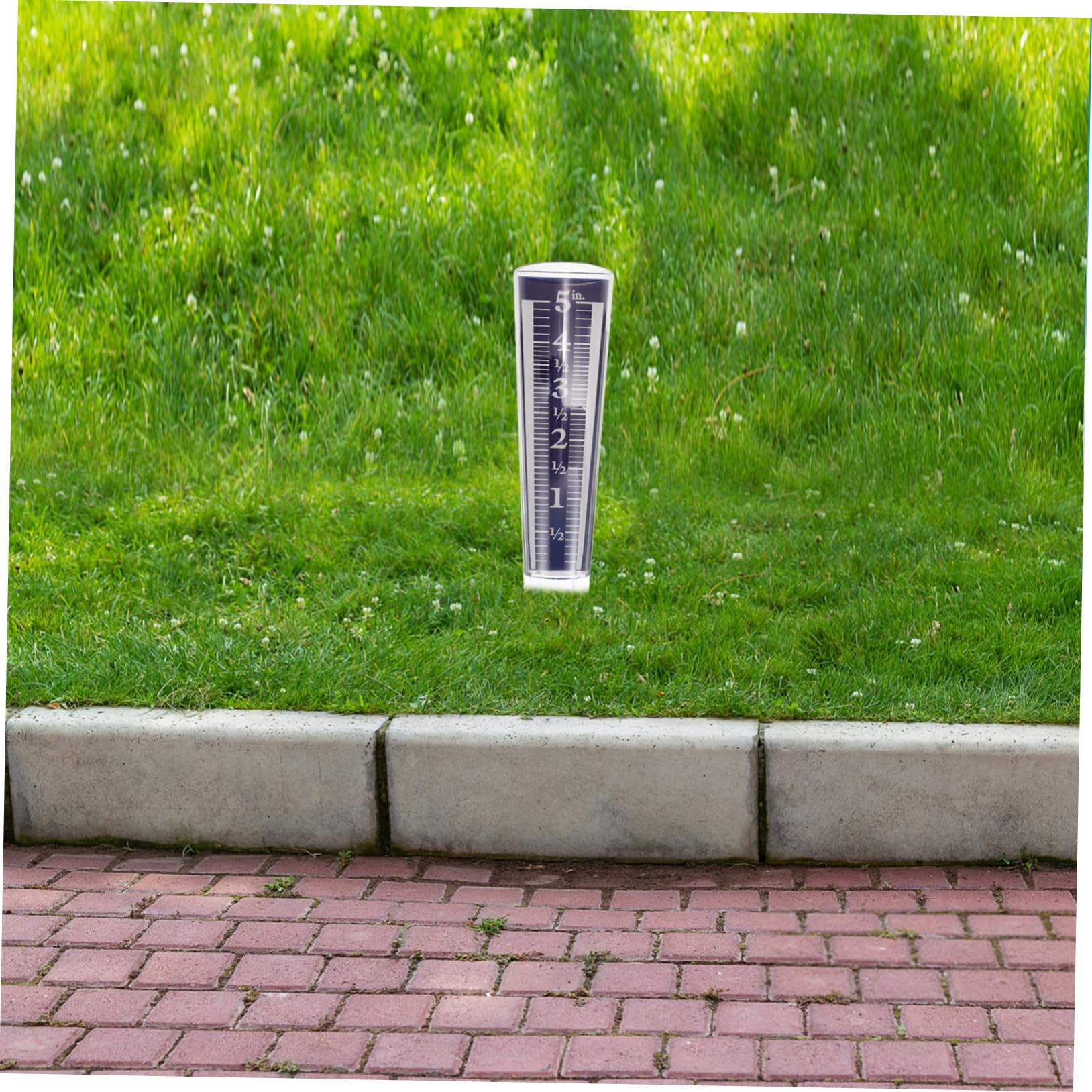 Hemobllo 5stücke Rain Gauge Transparent Niederschlagsmesser Für Garten Außenbereich Präzise Messung Einfache Installation Design Für Und Pflanzenpflege