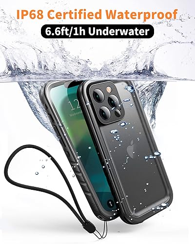 Miniatura 3 de Cozycase Funda impermeable compatible con iPhone 14 Pro, cuerpo completo, a prueba de golpes, a prueba de polvo, a prueba de caídas, protector de