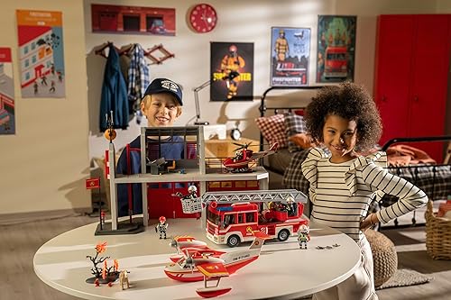 Miniatura 3 de Playmobil Camión de bomberos con accesorios y 2 figuras