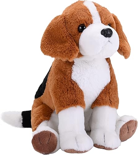 WILD REPUBLIC Beagle, patas y garras, animal de peluche, 12 pulgadas, regalo para niños, juguete de peluche, relleno de botellas de agua recicladas