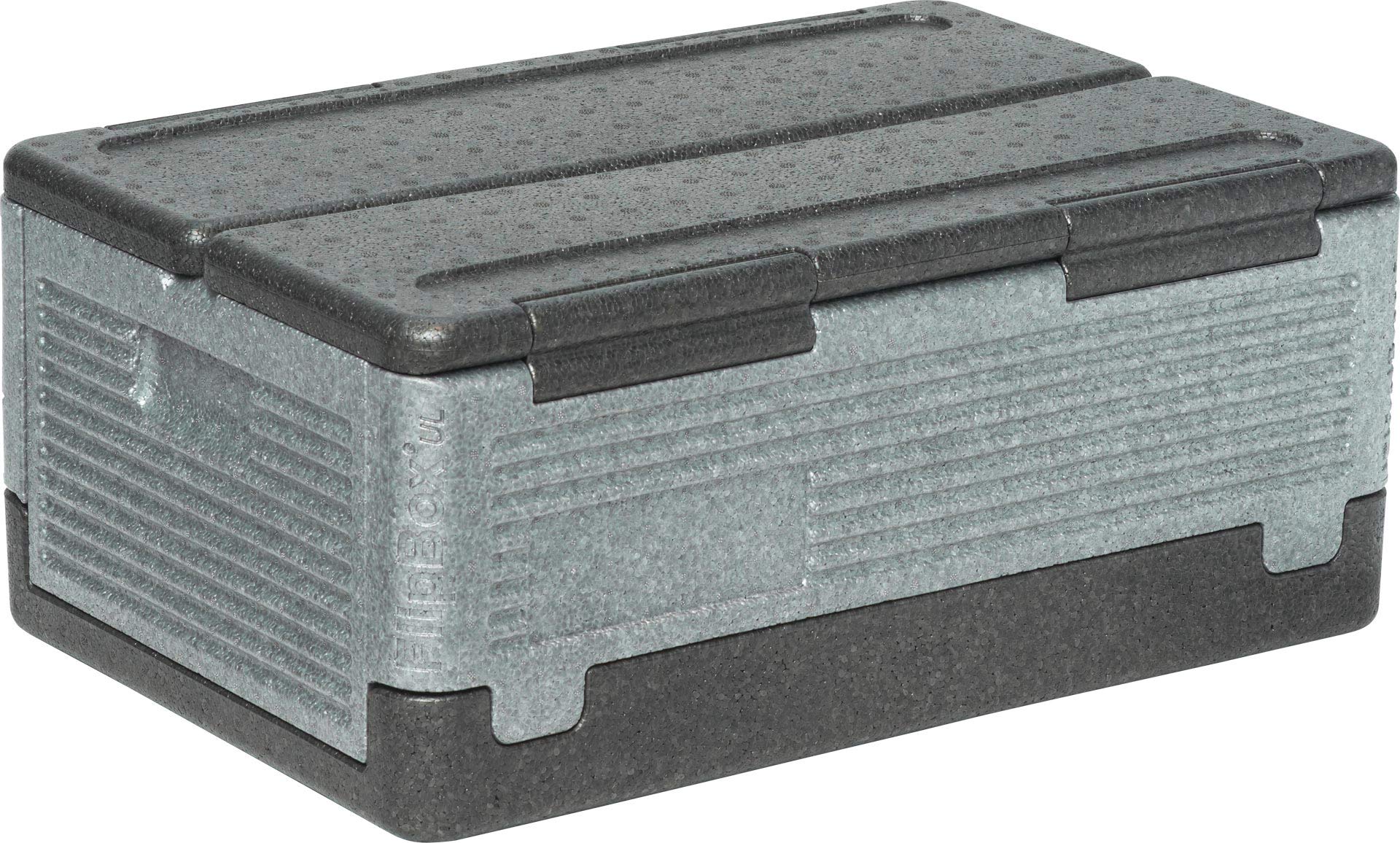 Big Isolierbox, 39L, 600x400x250mm, grau/schwarz