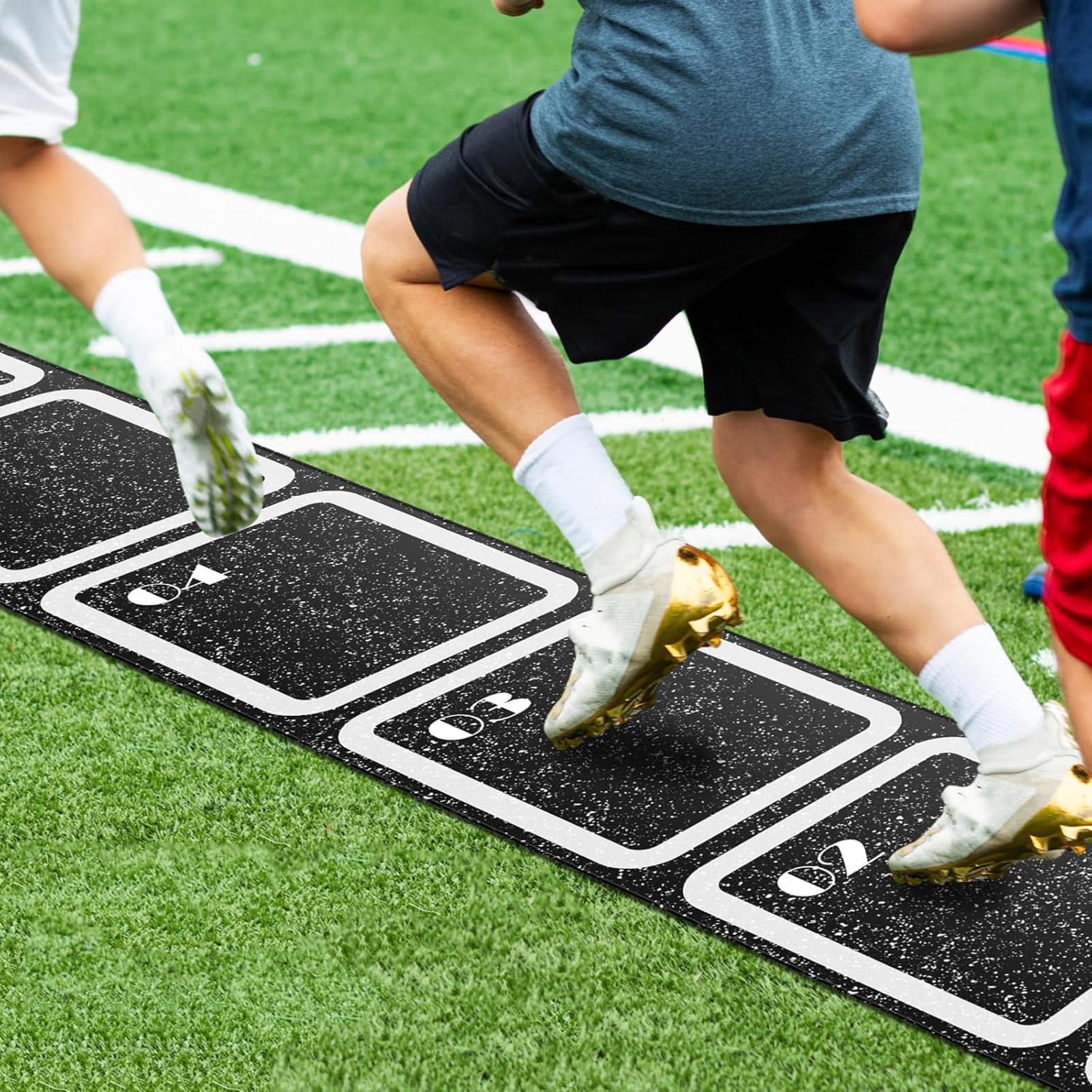 Escaleras Agilidad para Deportes Escalera de Velocidad Portátil y Tapete de