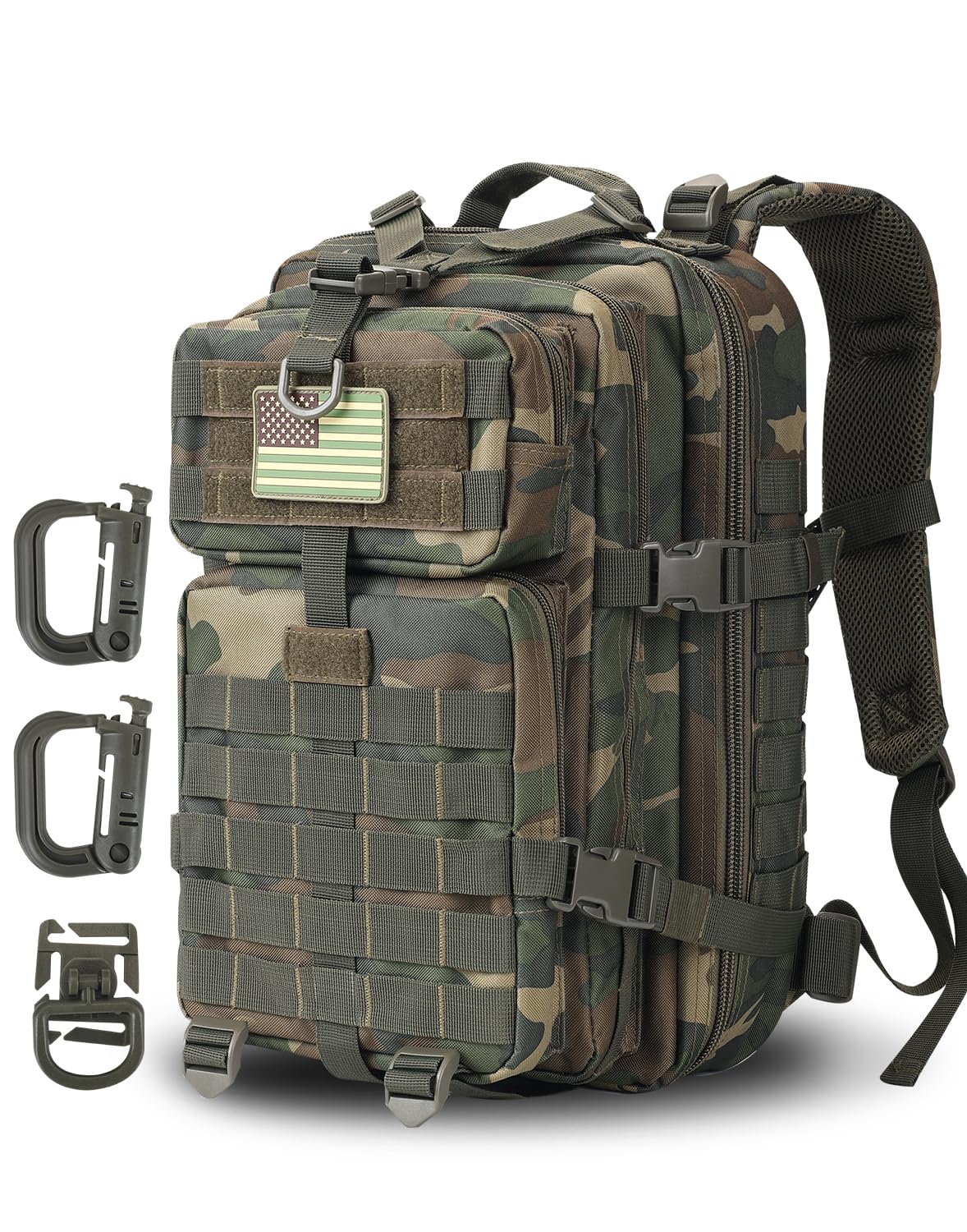 Hannibal Tactical Militär Taktischer Rucksack Cooper Rucksack Armee Assault Pack 3 Tage Bug Out Go Bag Trekking Wanderrucksack