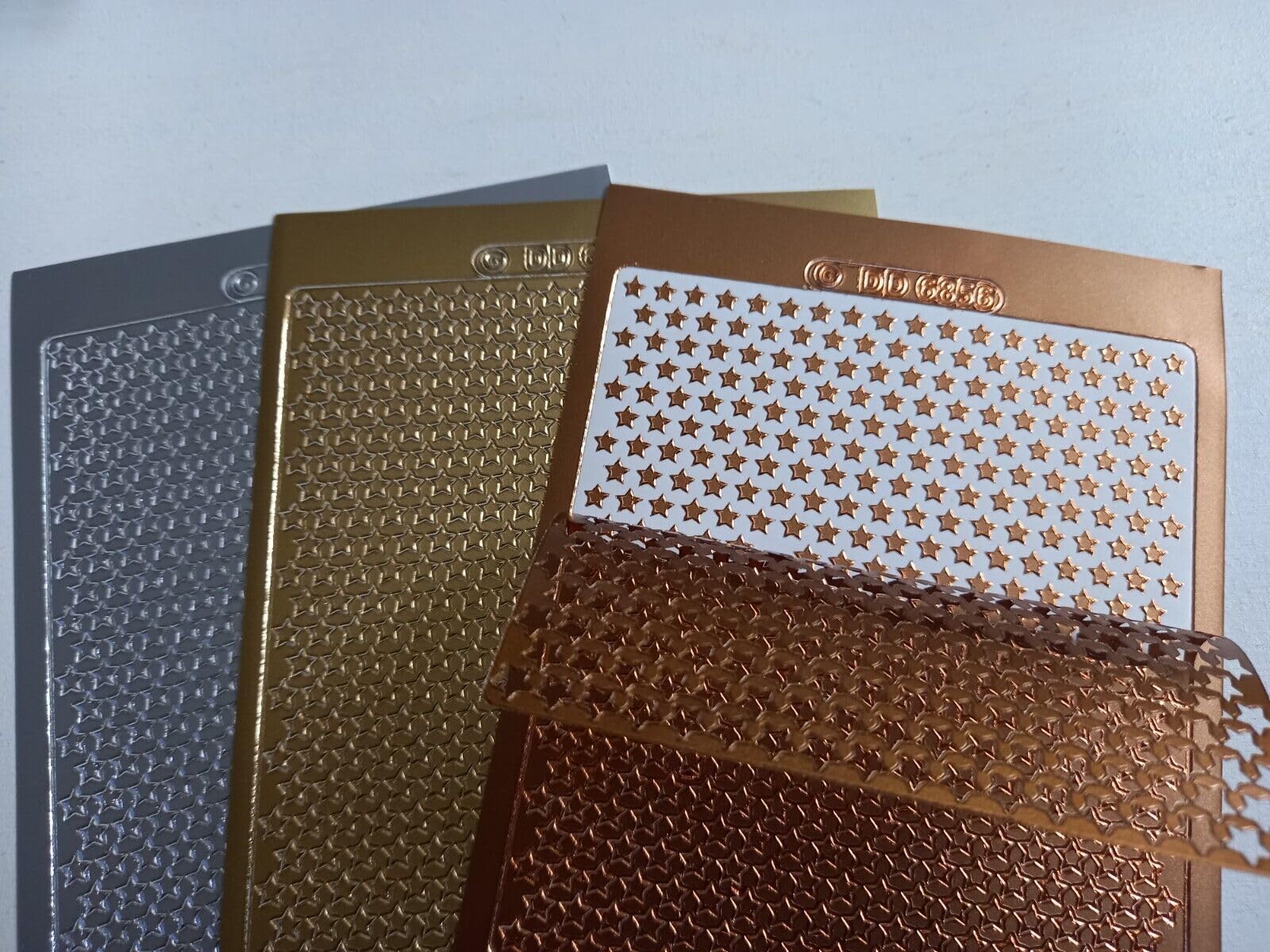 TRTO 1Pcs Gold Color Tiny Small 4mm Stars Peel Off Stickers Card Making Paper Crafts Easy to Use and Useful for Decorations