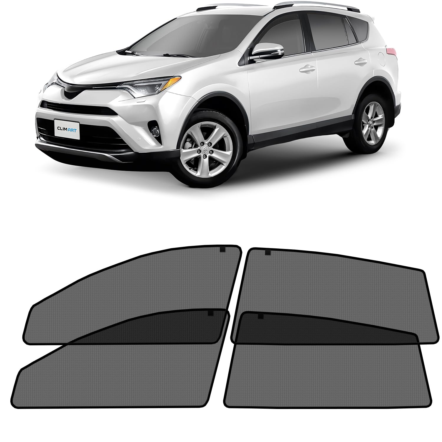 CLIM ART Car Window Sunshade for Toyota RAV4 2013