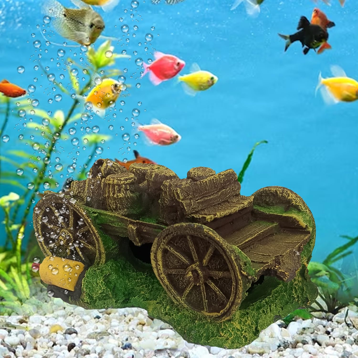 JAINSONS PET PRODUCTS Whisky Barrel Wagon Ornament Aquarium Decorative Items Air Bubbles Air Stone Aquarium Decorations Ornaments Aquarium Fish Tank Accessories Barrel Wagon 6.5 Inch (B0CK1MXJBQ) Amazon Price History, Amazon Price Tracker