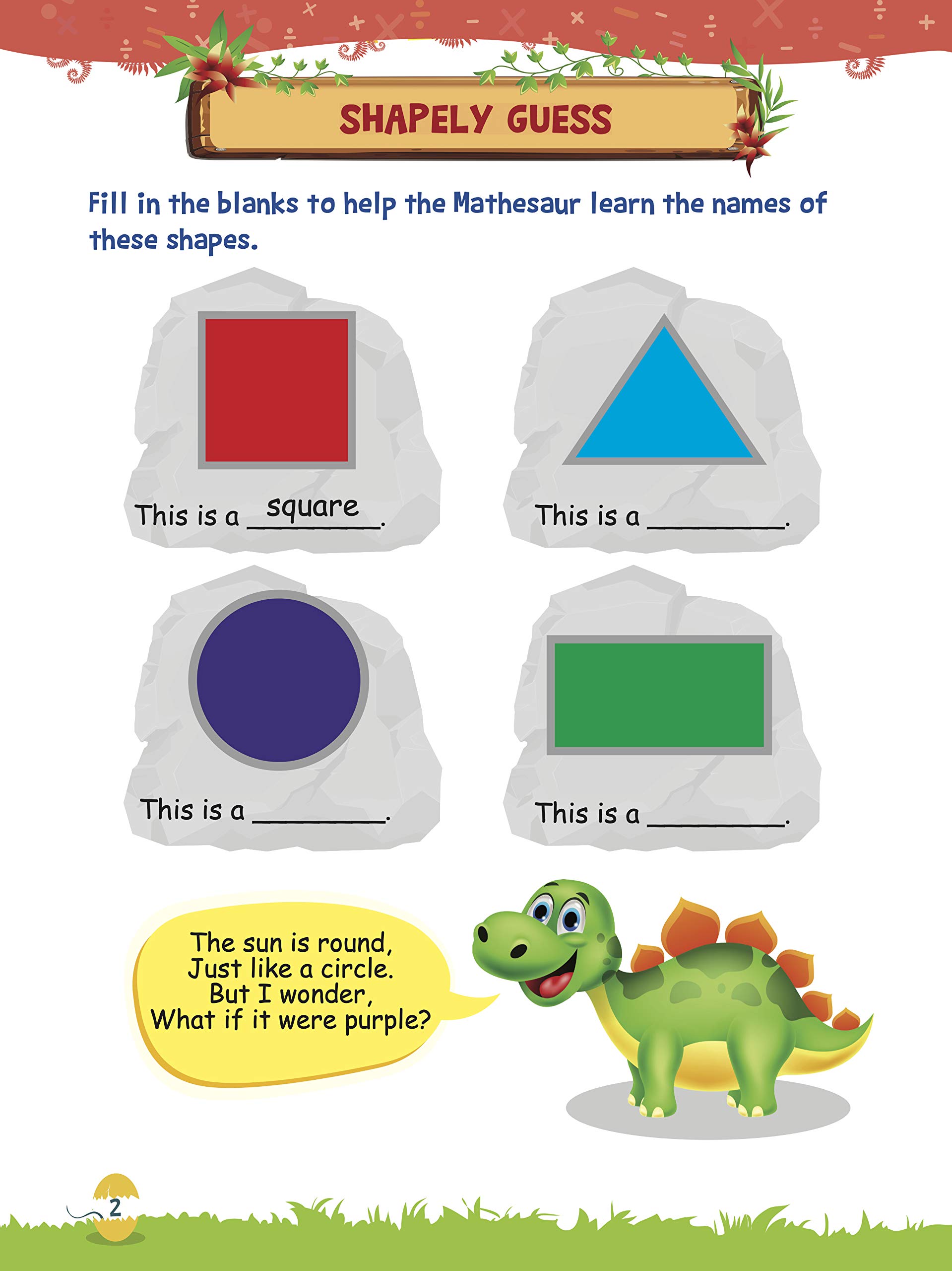 Activity Book : Mental Math : Mathesaurs Mental Math Activity Workbook Grade-1
