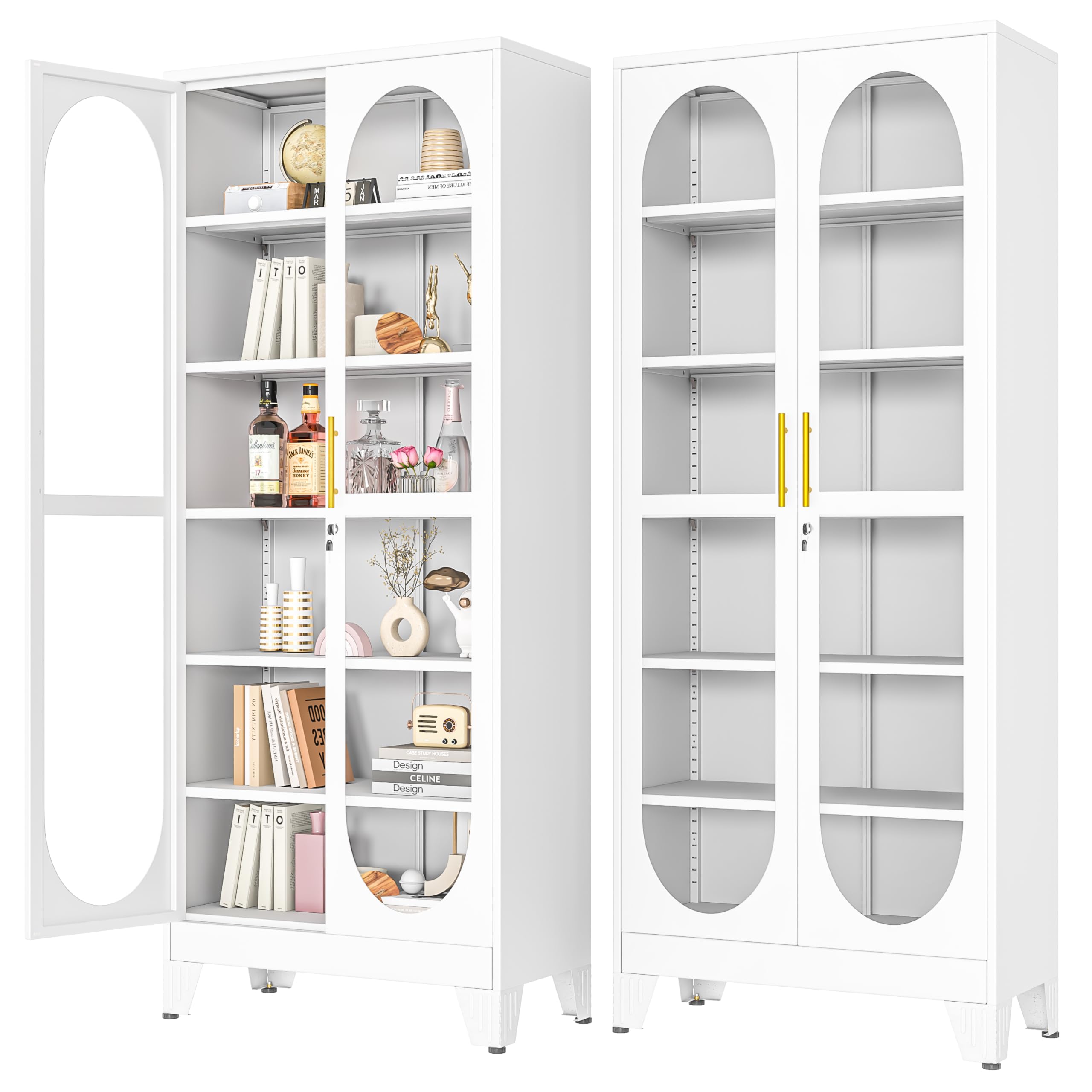PAOFIN 75" Locking Metal