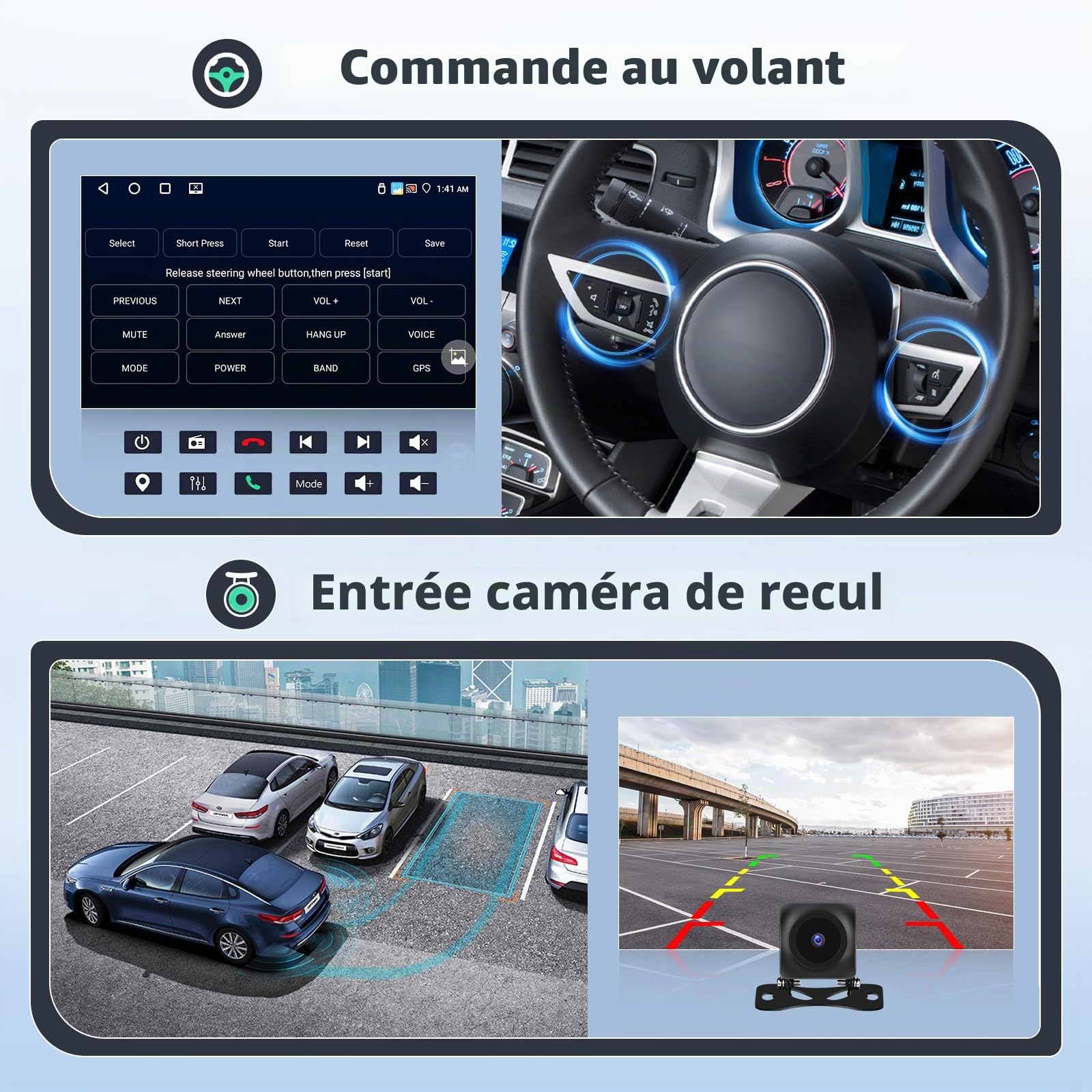 Hikity 4+64G 10" Autoradio Android pour Suzuki Swift 2005-2010