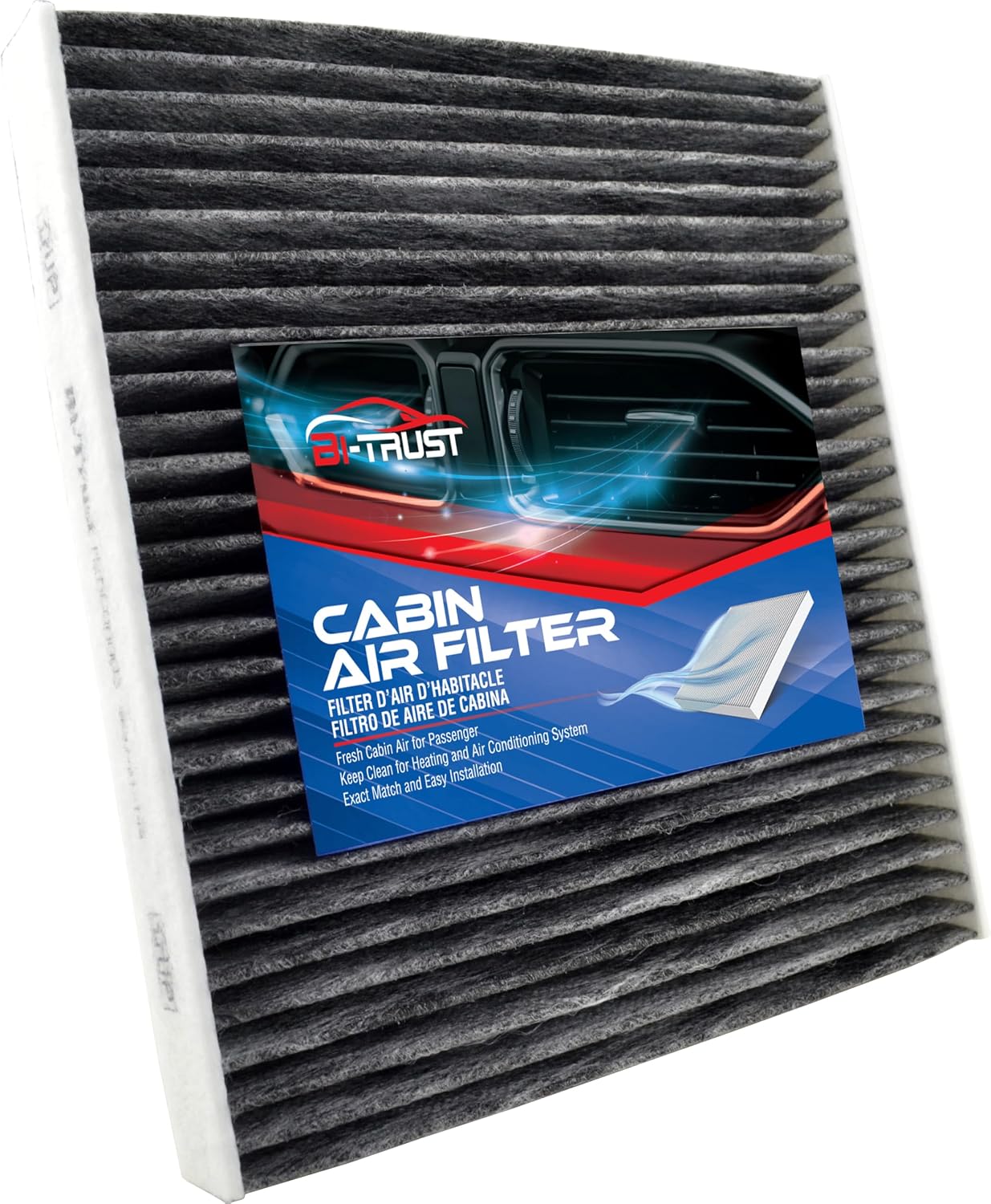 Engine and Cabin Air Filter Combo Compatible with Mazda 6 2003-2008 L4 2.3L | Replaces RF2A-13-Z40, GK3J-61-148 | Cellulose & Carbon Fiber Media | OEM Fit and Performance