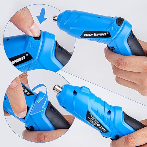 Miniatura 4 de Cartman 149 Piece Tool Set General Household Hand Tool Kit with Cordless Screwdriver Blue