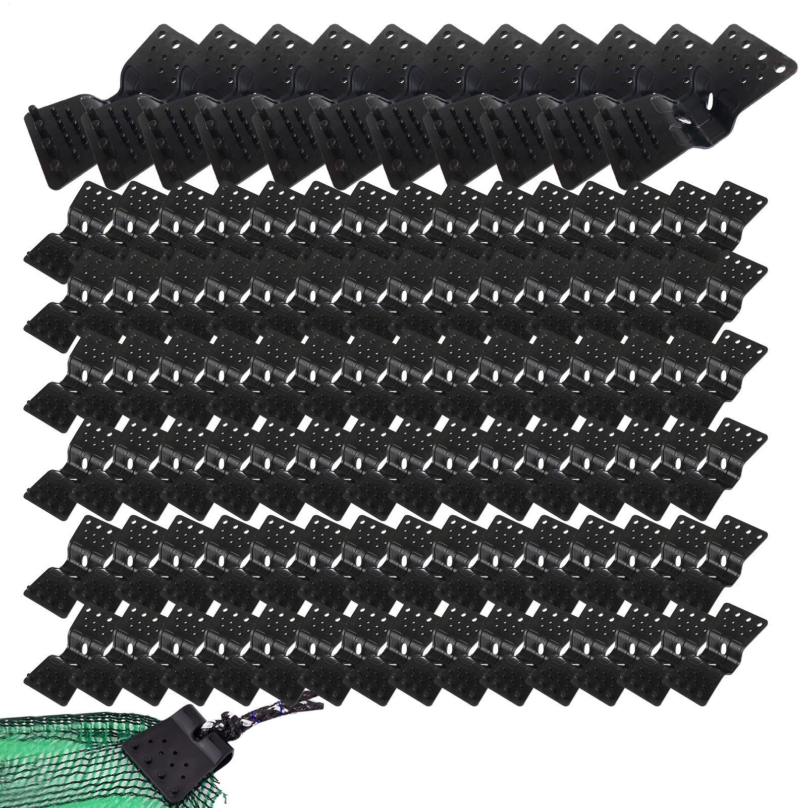 Clips pour toile d'ombrage au potager contre le soleil et les oiseaux de jardin
