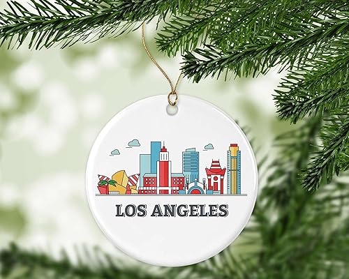 Miniatura 3 de HTDesigns Adorno de Navidad de Los Ángeles decoraciones de Navidad de Los Ángeles adorno para árbol de Navidad de Los Ángeles regalo de Los Ángeles