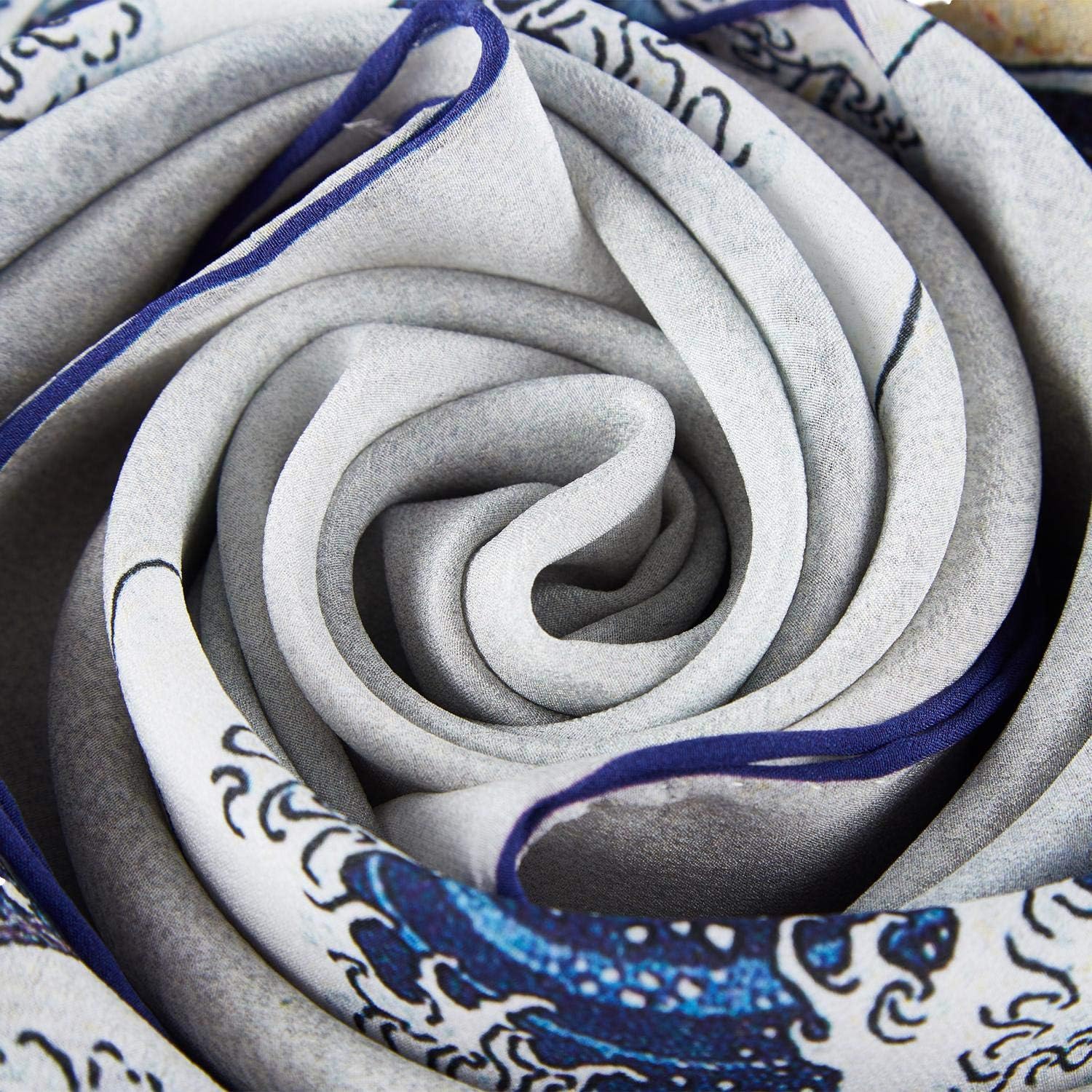 Long Crepe Silk Scarf Classic Art Print