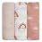 GLLQUEN BABY Receiving Blanket Boy Cotton Muslin Swaddle Blankets Girl Newborn Squares Breathable & Soft Thin Baby Blankets Cloths Double Absorbent Infant Swaddling Wrap - 3 Pack (Sun)