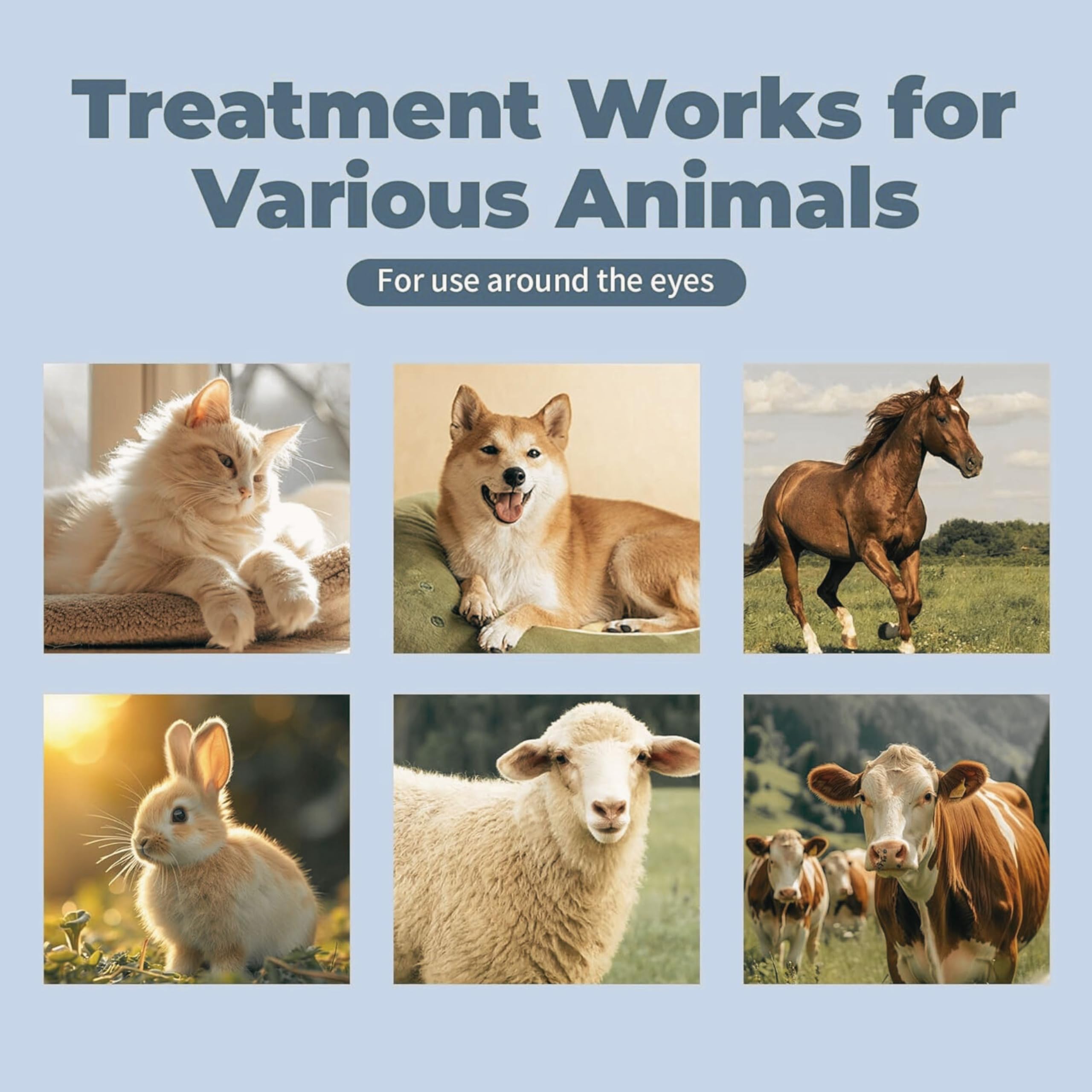 VAZULI Pet Eye Cream for Dogs, Cats, Cattle, Sheep, Horses, Birds and Puppies, Kittens - 1 Pack — view 3