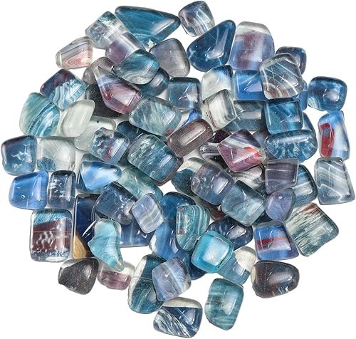 ZWCT Azulejos de vidrio de mosaico de colores de 7.05 oz para proyectos de arte de diseño propio de mosaico, así como decoración del hogar,