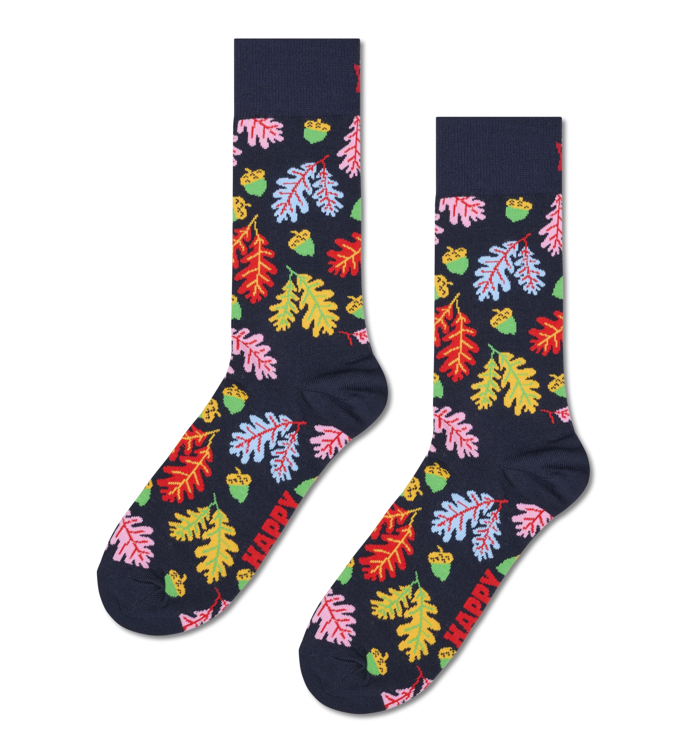 Happy Socks Unisex Multicoloured Acorn Sock, 36-40
