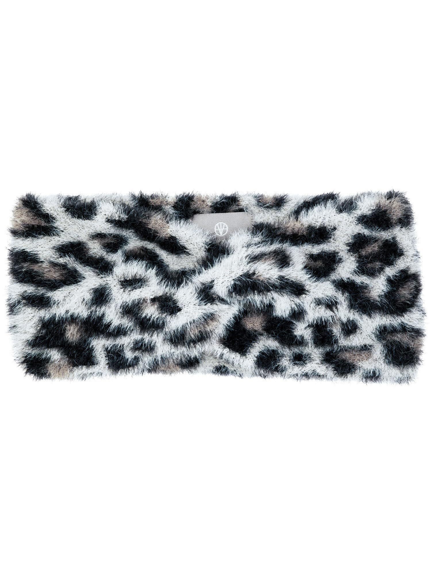 LOEVENICH Damska opaska na czoło Leo Design | puszysta i miękka | elastyczna | ocieplająca | 100% poliamid wielokolorowy