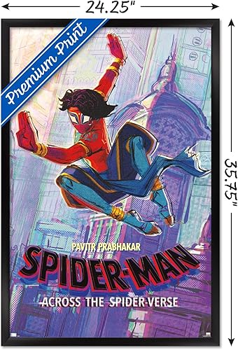 Miniatura 3 de Trends International Marvel Spider-Man Across The Spider-Verse - Pavitr Prabhakar - Póster de pared de una hoja, 34 pulgadas de largo x 22.4