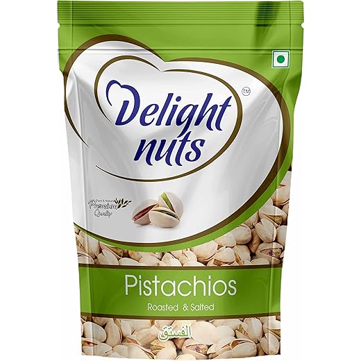 Delight Nuts Pistachios Roasted & Salted 200gm