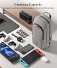 Syntech Carrying Case Compatible with Steam Deck OLED/ROG Ally X/ROG Xbox Ally X/Legion Go S/Nintendo Switch 2/PS Portal, Portable Travel Sling Bag for Consoles & Accessories with Large Storage, Gray