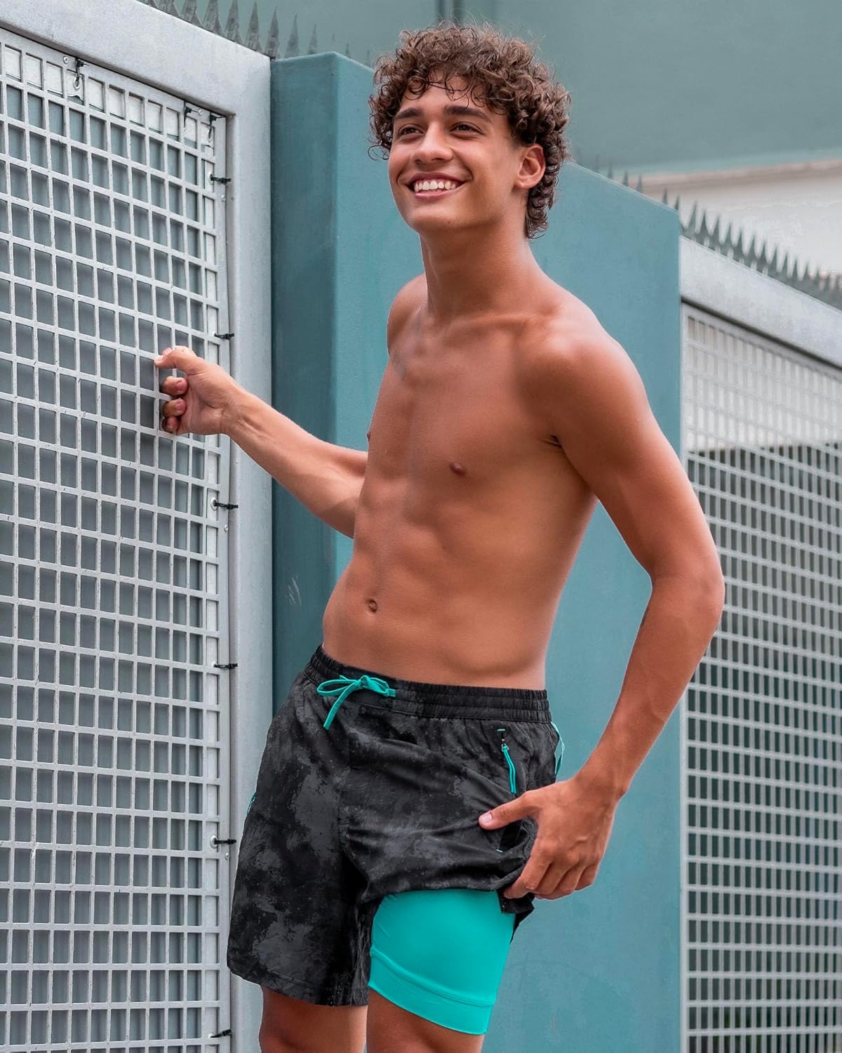 maamgic Men's Athletic Running Shorts with Liner Ultra Lightweight Workout Shorts 5"/ 7" - Image 3