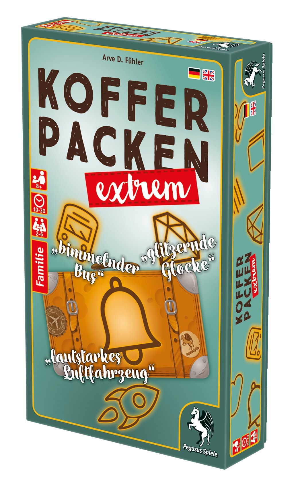 Pegasus Spiele 20024G - Kofferpacken extrem