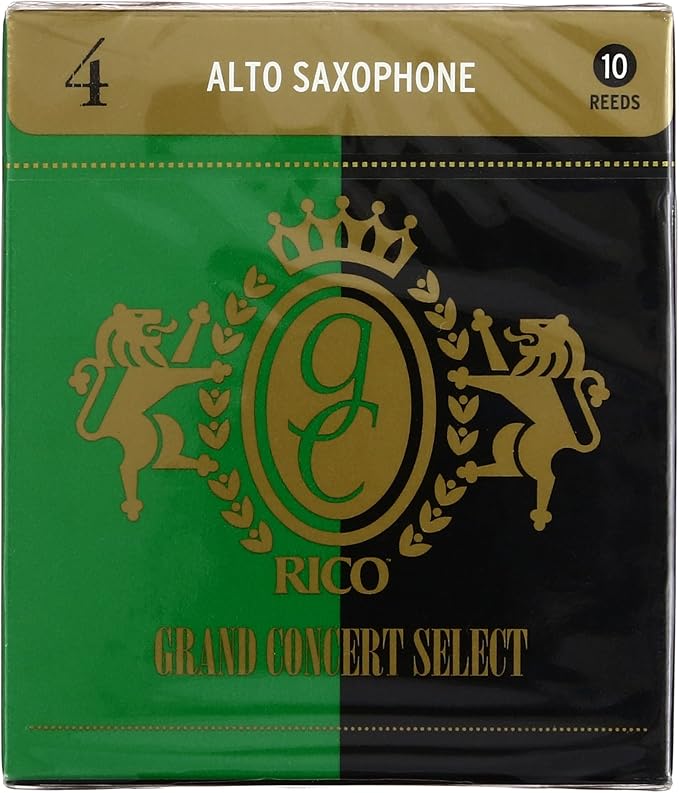 Rico Saxophone Reeds Grand Concert Select Alto Sax Reeds Balanced