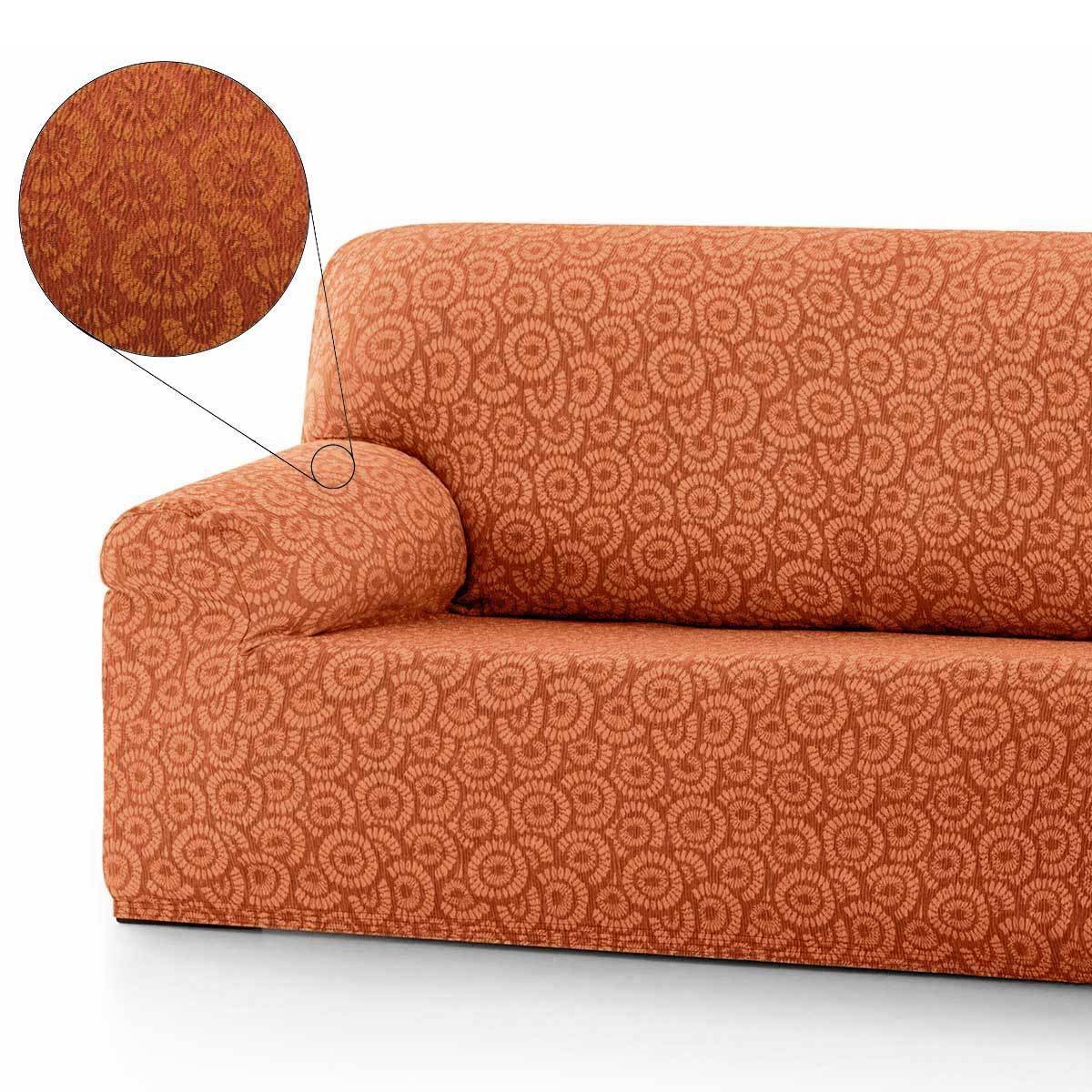 Copridivano Elasticizzato 2 Posti Universale Con Braccioli 100% Made In