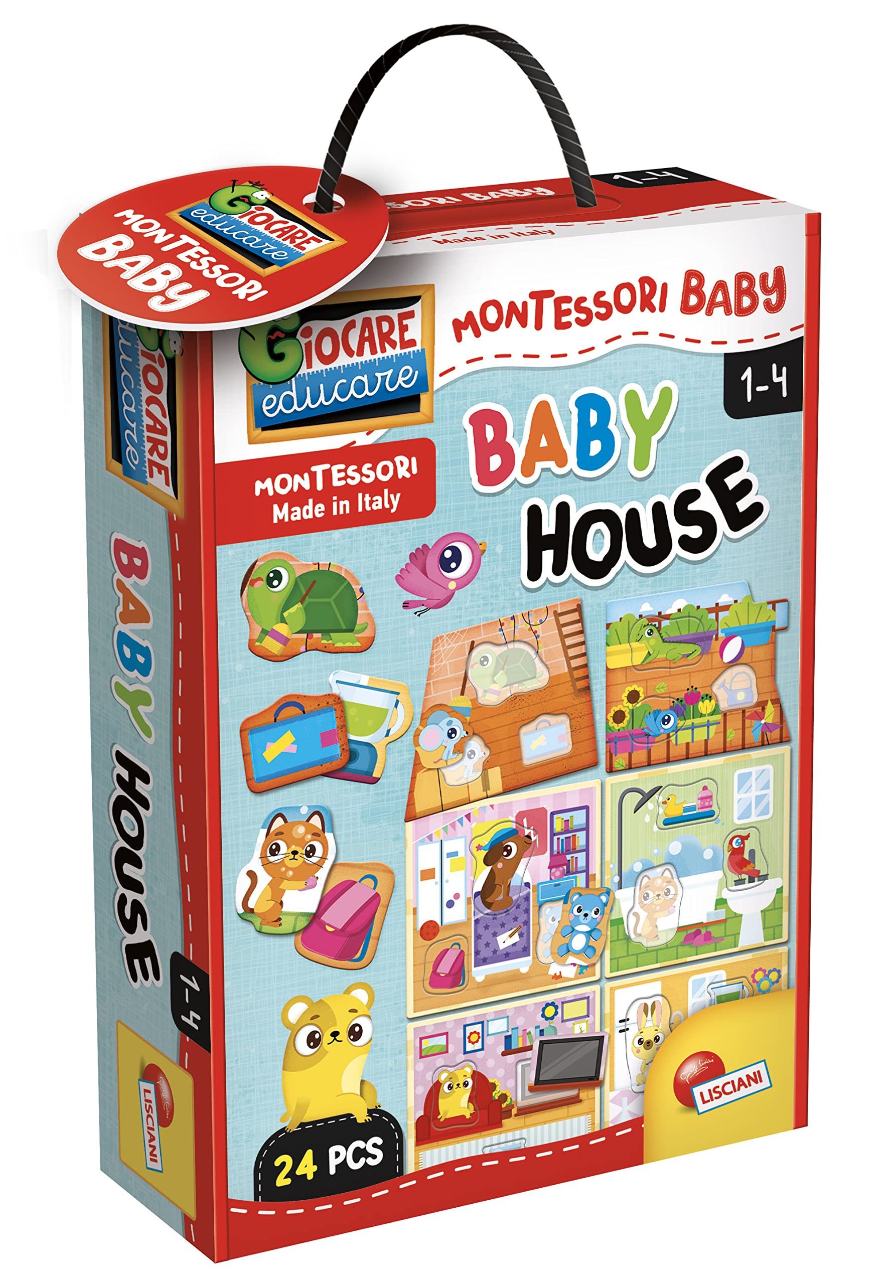 Lisciani Giochi Montessori Baby Baby house, 100613