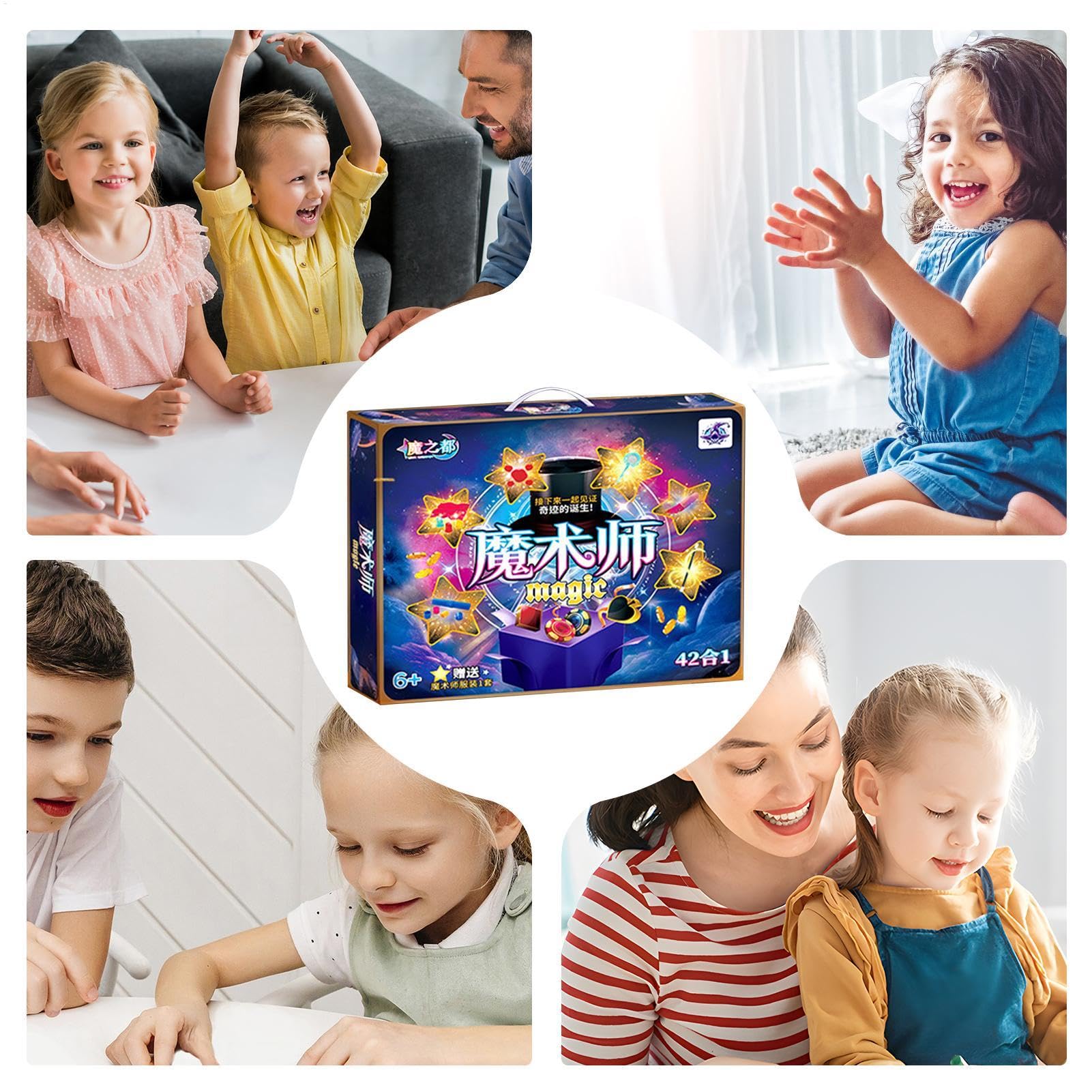 Kit De Magia Fácil Accesorios De Magia Divertidos Creativos Y Novedosos | Accesorios Escénicos Para Mago Para Adultos Niños Principiantes Set De Trucos Ilusión Espectáculo Familiar