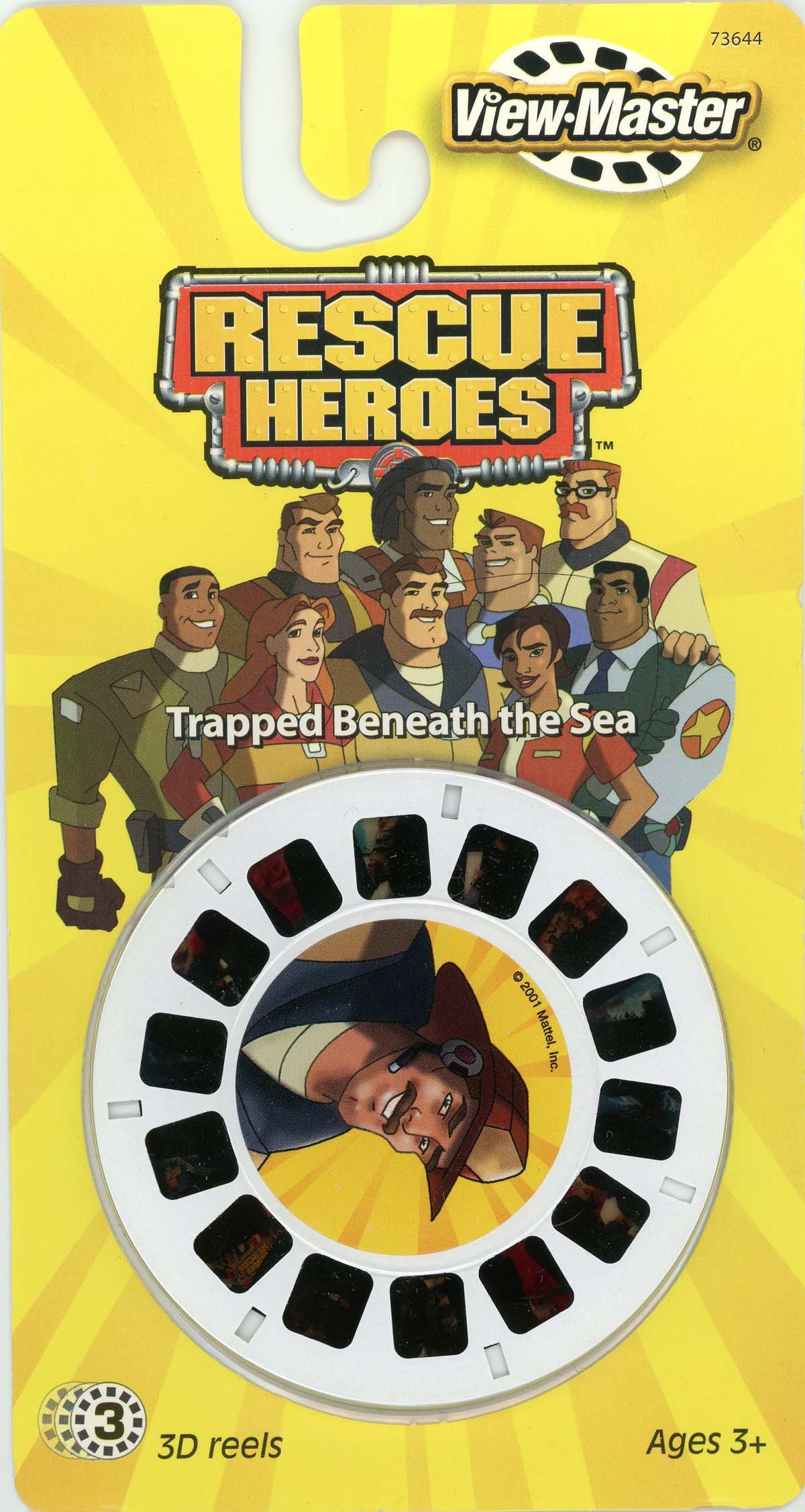 View Master 3D Reels Rescue Heroes Trapped Beneath the Sea