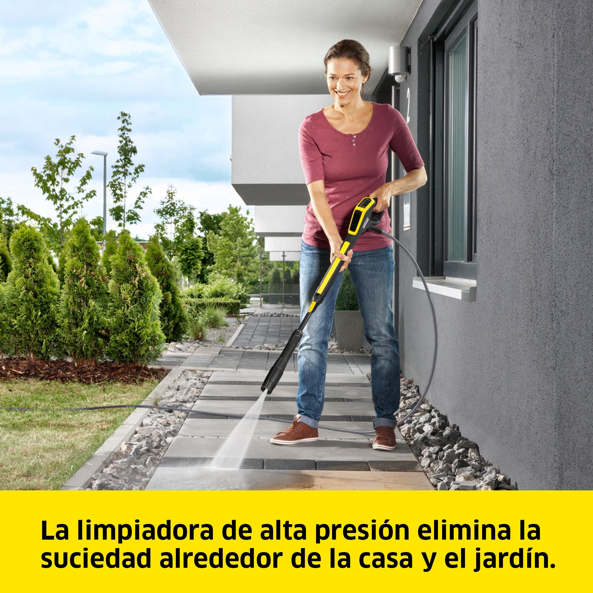 Kärcher Hidrolimpiadora K 4 Power Control Flex Home, presión: 130 Bar, caudal: 420 l/h, Rendimiento: 30 m²/h, 11,5 kg, Pistola de Alta presión, Boquilla Turbo, Lanza, Kit para el hogar