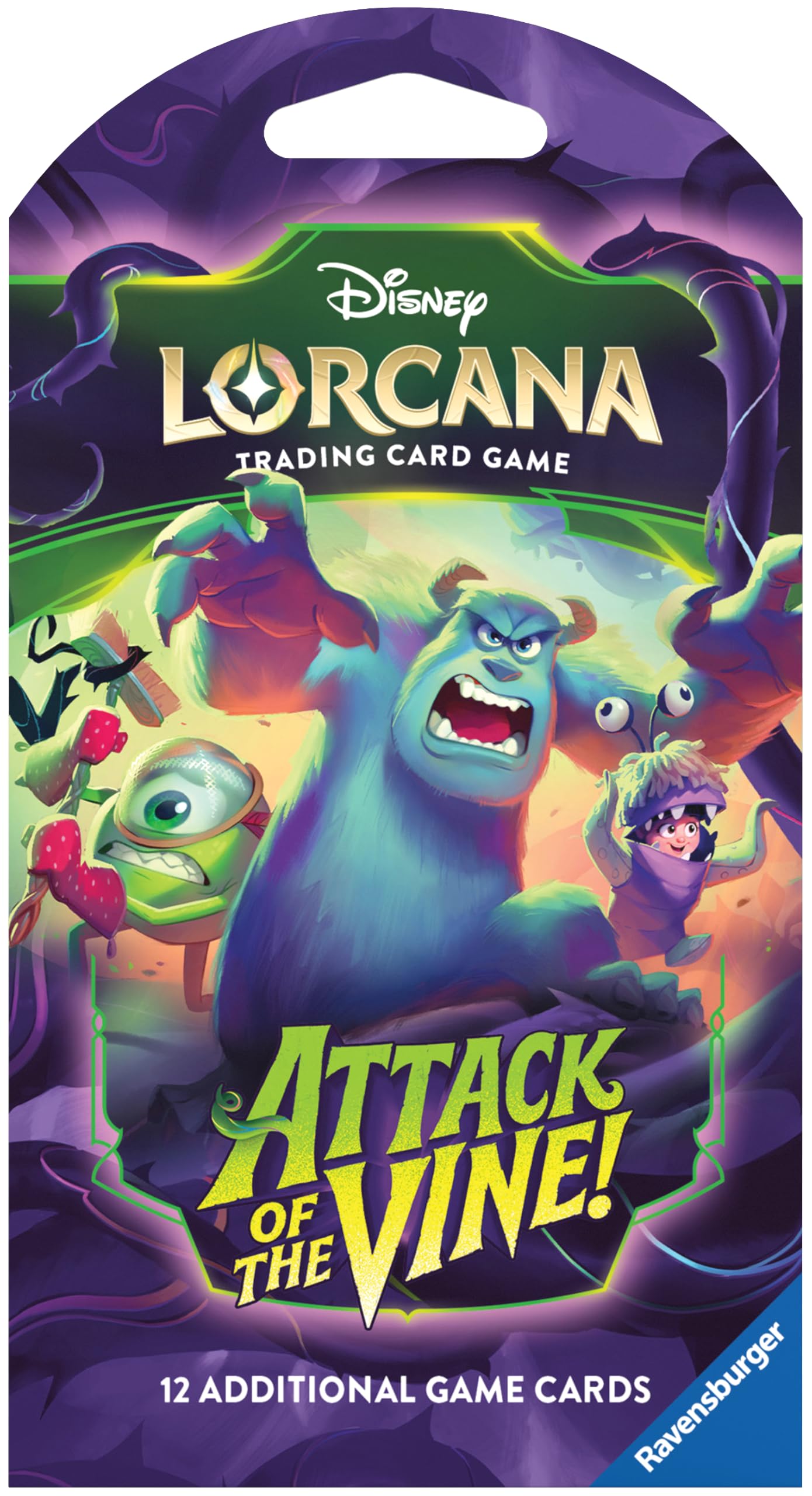 Ravensburger Disney Lorcana TCG: Attack of the Vine! Assorted Single Booster Pack (12 Cards) - Collectible Trading Cards - Ideal for Disney Fans & TCG Players - Suitable for Ages 8+
