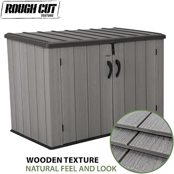 Lifetime Horizontal Outdoor Storage Shed, 75 Cu. Ft. Capacity