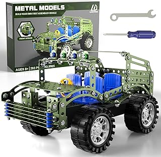 Lucky Doug Building Toys Model Truck Set - 283 Pieces STEM Project Building Toys for Kids Ages 8-12, Assembly Engineering Model Car Kits Toys Gift for Kids Boys 8 9 10 11 12-16 Years Old Model Car Fan