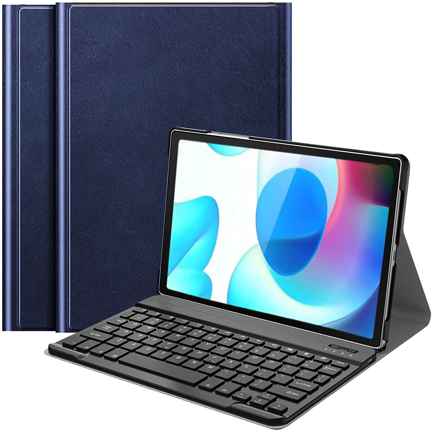 ProElite Detachable Wireless Bluetooth Keyboard flip case Cover for Realme Pad 10.4 inch, Dark Blue (B0B59JTTSS) Amazon Price History, Amazon Price Tracker