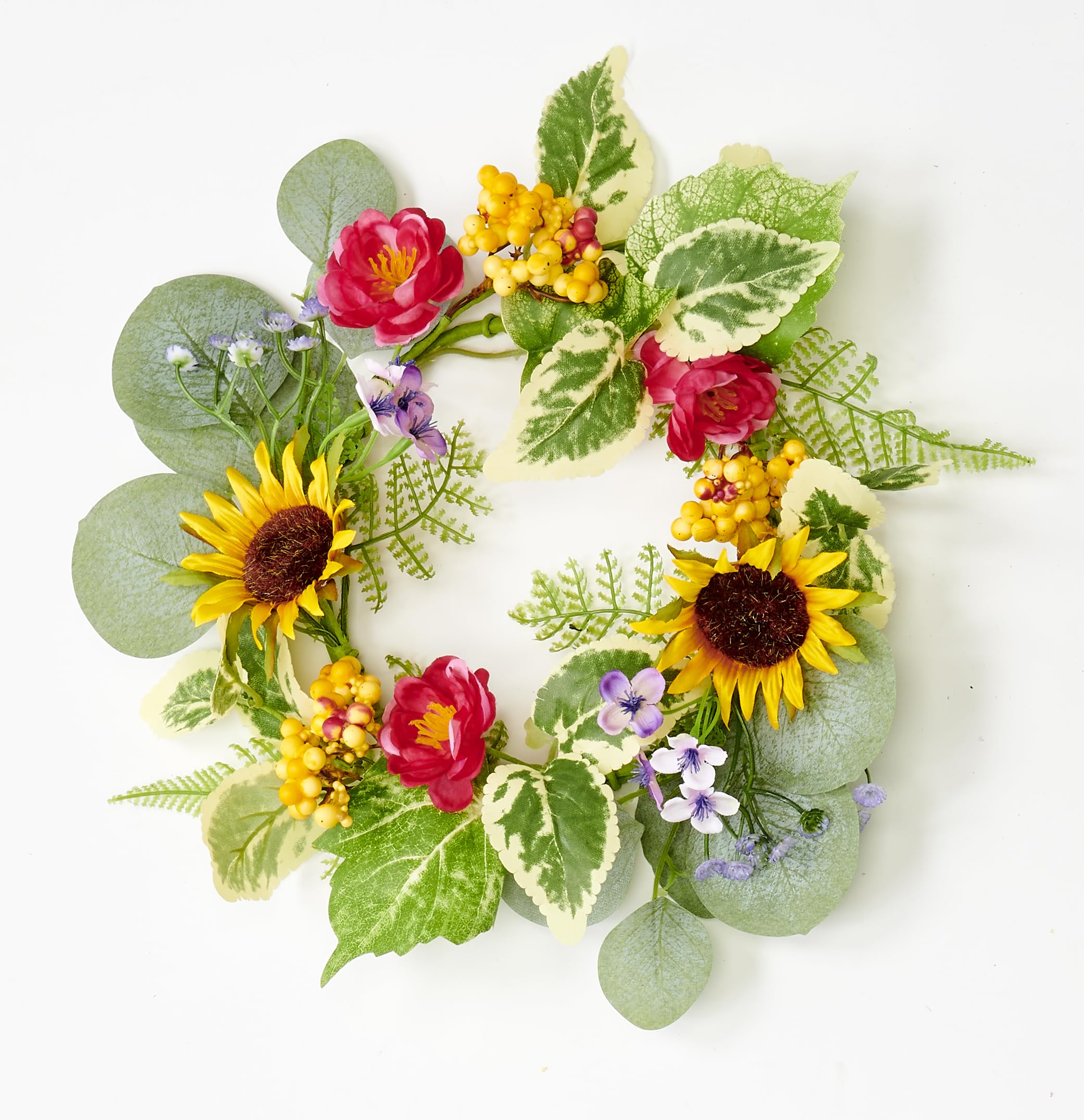 Anneau de bougie tournesol 35,6 cm pour réchauffer l'ambiance du salon