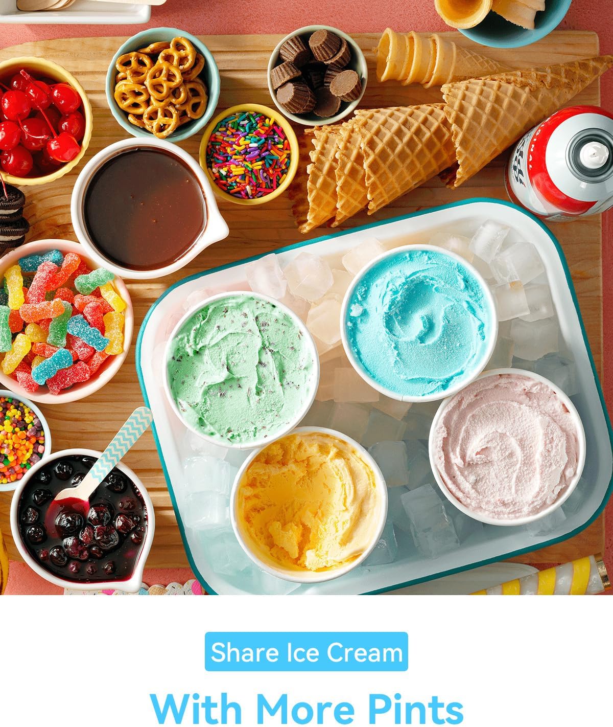 Creami Swirl Pints and Lids NC701 NC701C Compatible with Ninja Swirl CREAMi Ice Cream and Soft Serve Maker (NC700 Series), Food-grade & Dishwasher Safe, Creami Swirl Containers NC701, 4 Pack - Image 7