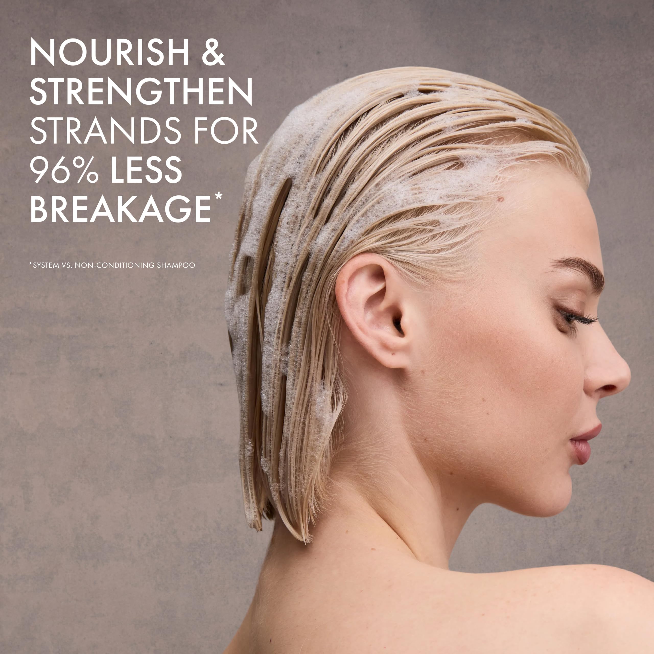 Nexxus Shampoo Amino-Bond für alle Arten von geschädigtem Haar, mit Aminosäuren und Keratin-Protein, 383 ml