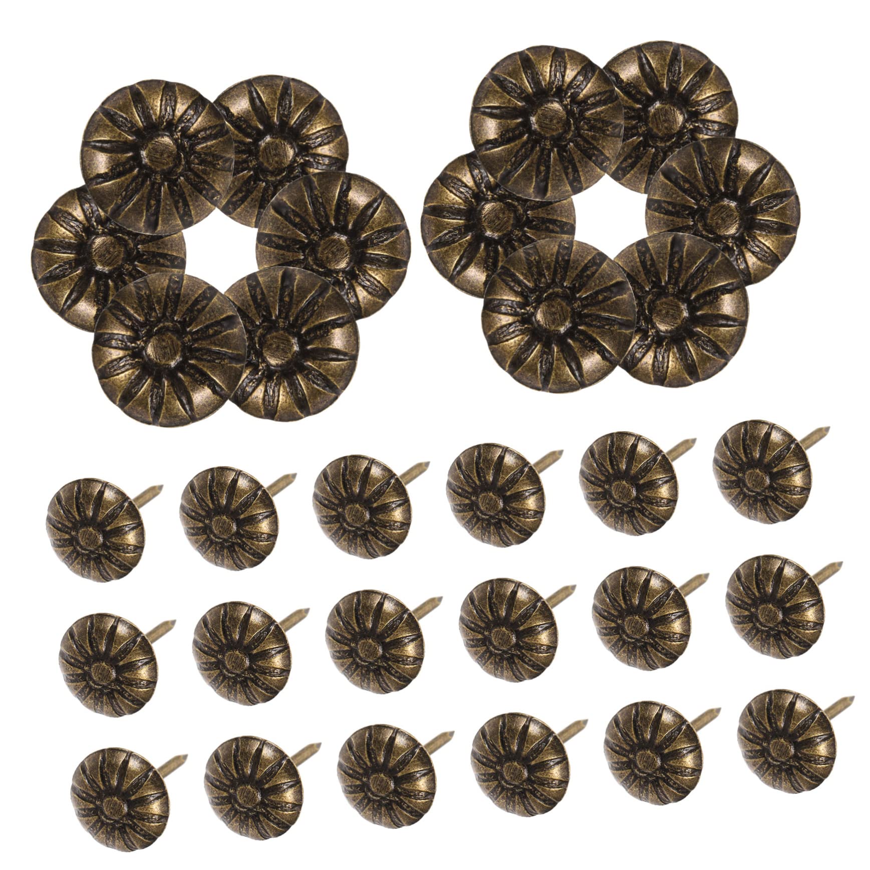 Chiodi Per Tappezzeria Vintage 1000 Pezzi - Decorativi Per Mobili In Stile Retrò - Foto 8